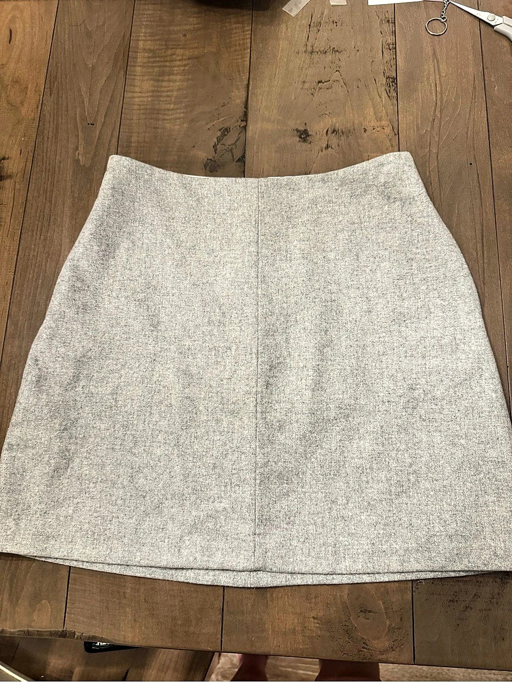 Wilfred Aritzia Size 6 Classic Mini Skirt Wool Cashmere Gray